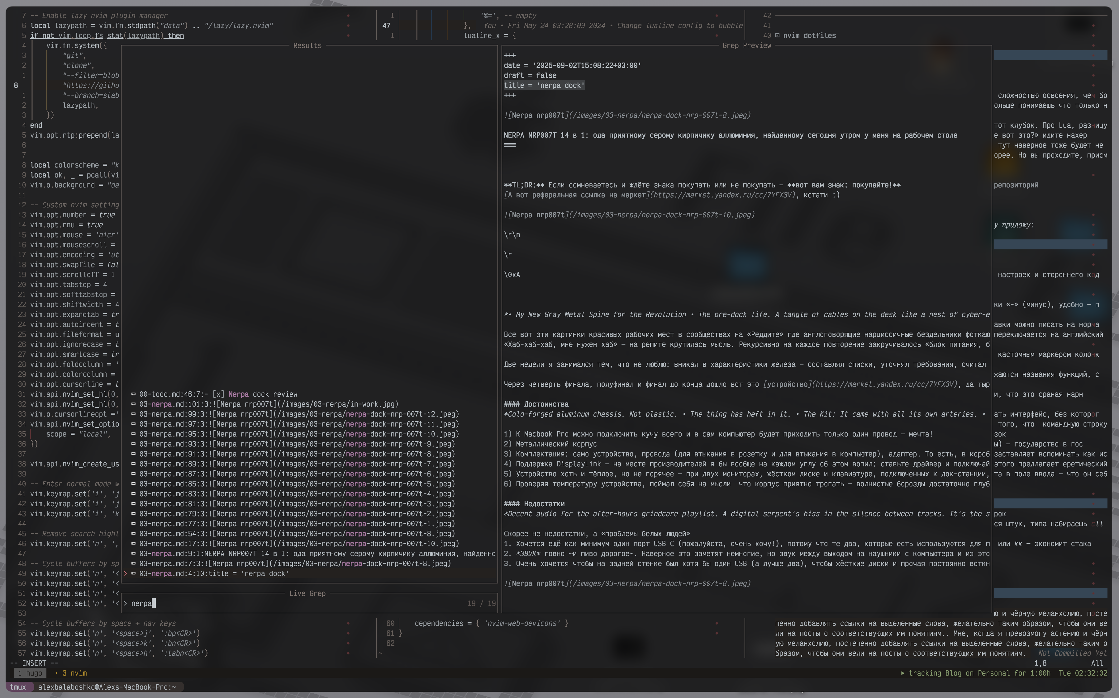 nvim dotfiles